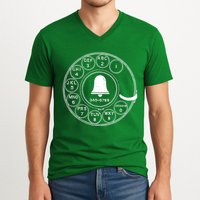 Retro Rotary Phone Dial V-Neck T-Shirt