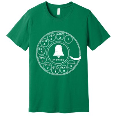 Retro Rotary Phone Dial Premium T-Shirt