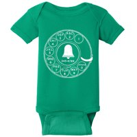 Retro Rotary Phone Dial Baby Bodysuit