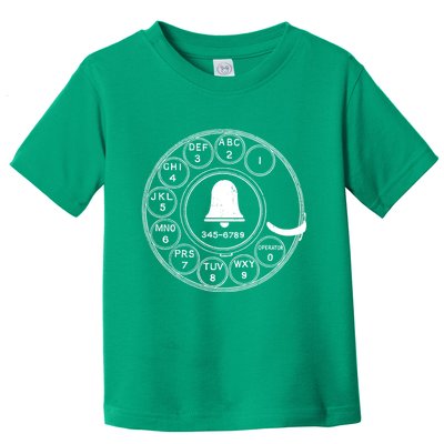 Retro Rotary Phone Dial Toddler T-Shirt
