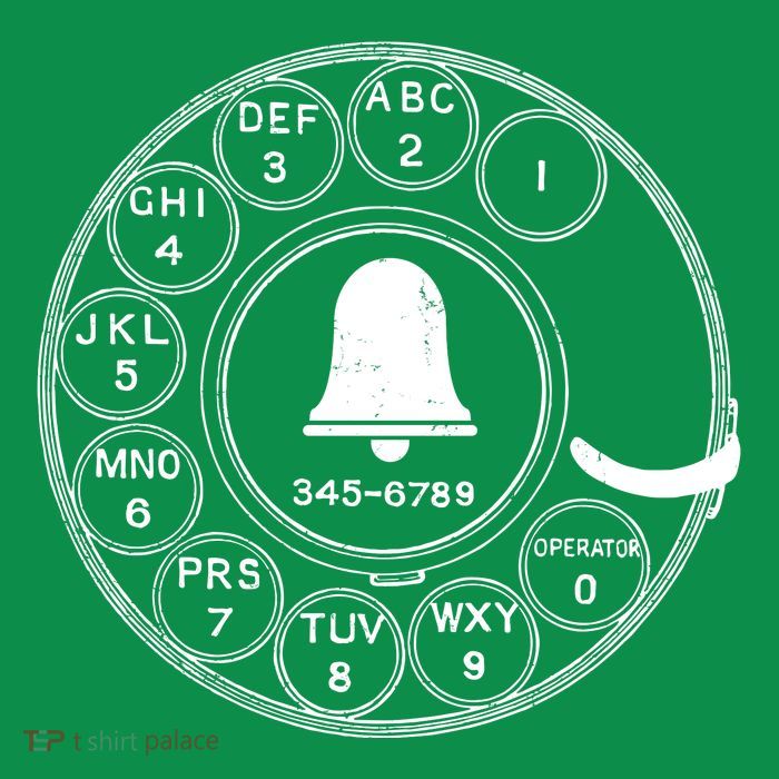 Retro Rotary Phone Dial Women's V-Neck T-Shirt