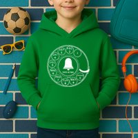 Retro Rotary Phone Dial Kids Hoodie