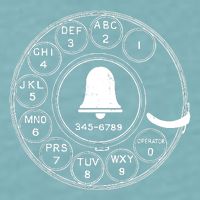 Retro Rotary Phone Dial Sueded Cloud Jersey T-Shirt