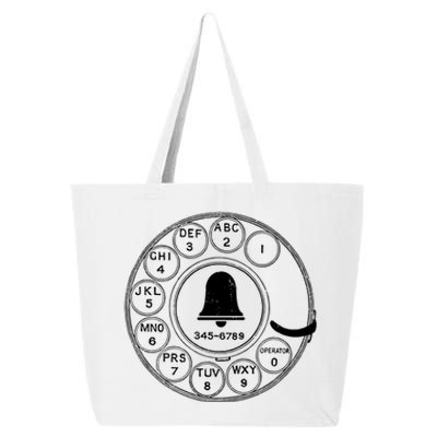 Retro Rotary Phone Dial 25L Jumbo Tote