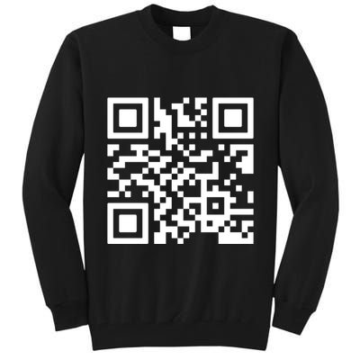 Rick Roll Prank Qr Code Tall Sweatshirt