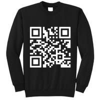 Rick Roll Prank Qr Code Tall Sweatshirt