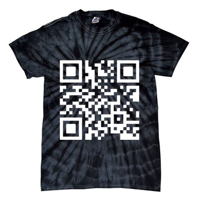 Rick Roll Prank Qr Code Tie-Dye T-Shirt