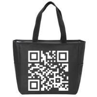 Rick Roll Prank Qr Code Zip Tote Bag