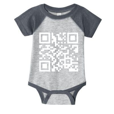 Rick Roll Prank Qr Code Infant Baby Jersey Bodysuit