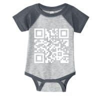Rick Roll Prank Qr Code Infant Baby Jersey Bodysuit