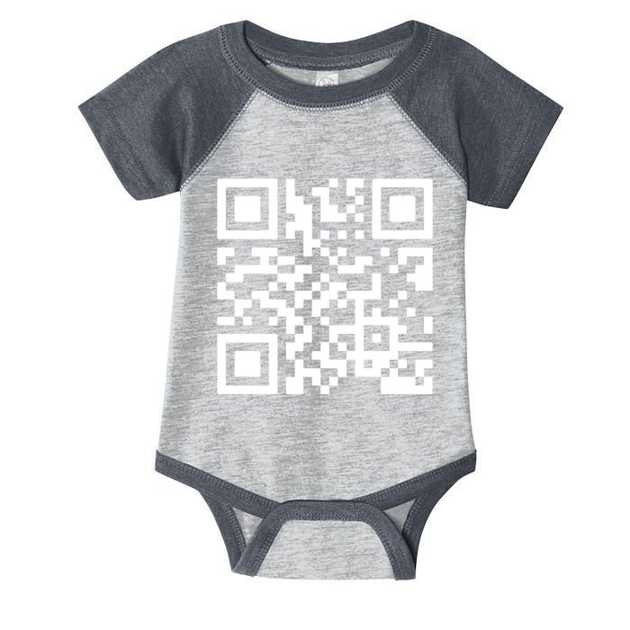 Rick Roll Prank Qr Code Infant Baby Jersey Bodysuit