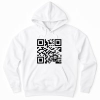 Rick Roll Prank Qr Code Hoodie