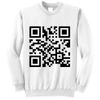 Rick Roll Prank Qr Code Sweatshirt