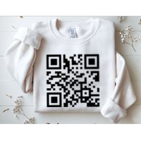 Rick Roll Prank Qr Code Sweatshirt