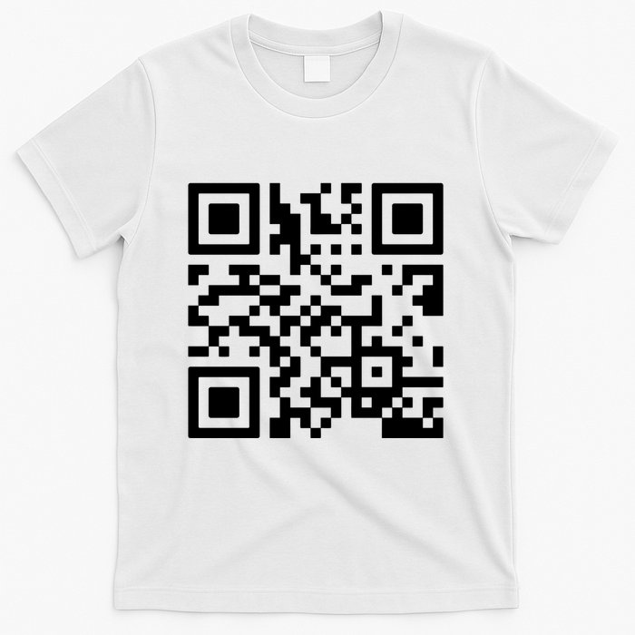 Rick Roll Prank Qr Code T-Shirt