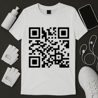 Rick Roll Prank Qr Code T-Shirt