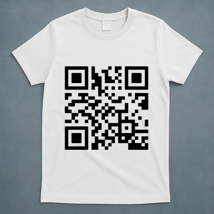 Rick Roll Prank Qr Code T-Shirt