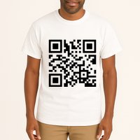 Rick Roll Prank Qr Code Tall T-Shirt