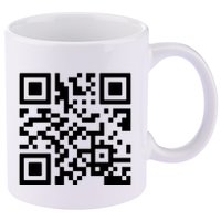 Rick Roll Prank Qr Code 11oz C Handle Ceramic Mug