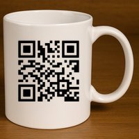 Rick Roll Prank Qr Code 11oz C Handle Ceramic Mug