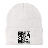 Rick Roll Prank Qr Code Beanie