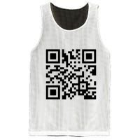 Rick Roll Prank Qr Code Mesh Reversible Basketball Jersey Tank