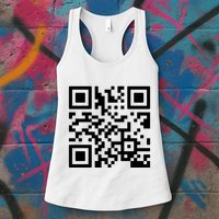 Rick Roll Prank Qr Code Womens Tank Top