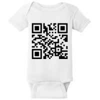 Rick Roll Prank Qr Code Baby Bodysuit