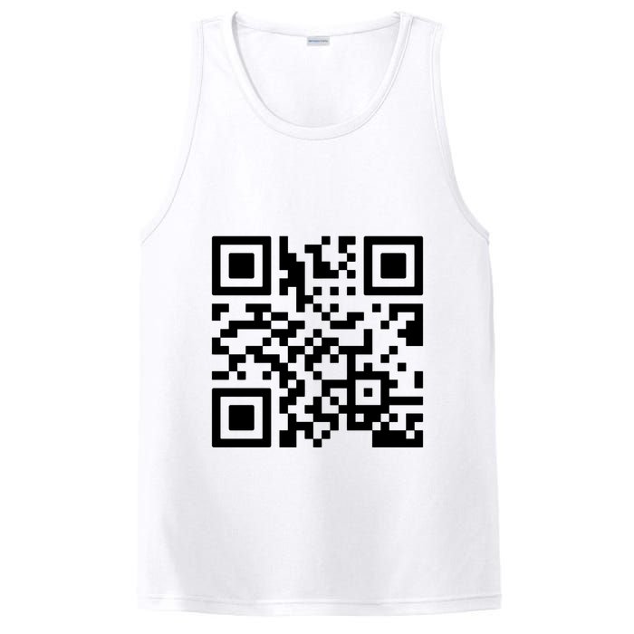 Rick Roll Prank Qr Code PosiCharge Competitor Tank