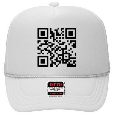 Rick Roll Prank Qr Code Trucker Hat