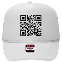 Rick Roll Prank Qr Code Trucker Hat