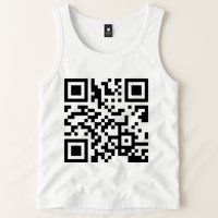 Rick Roll Prank Qr Code Tank Top