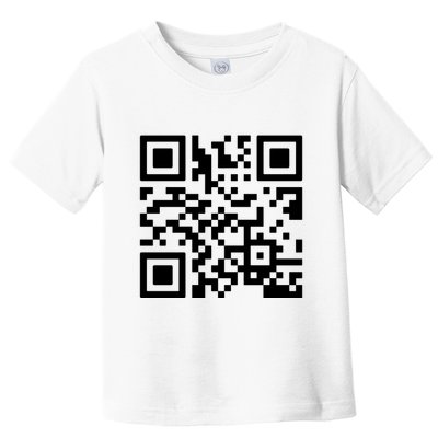Rick Roll Prank Qr Code Toddler T-Shirt