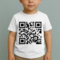 Rick Roll Prank Qr Code Toddler T-Shirt