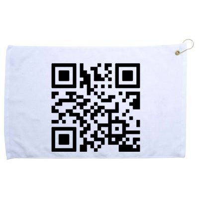 Rick Roll Prank Qr Code Grommeted Golf Towel