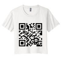 Rick Roll Prank Qr Code Crop Top