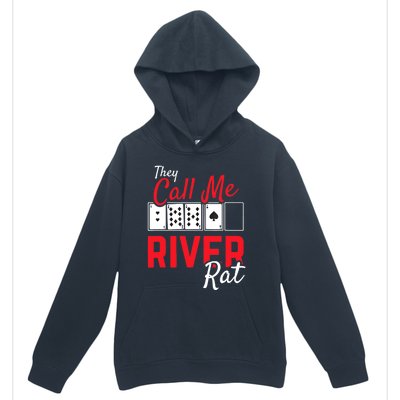 River Rat Poker Funny Texas Holdem Gift Urban Pullover Hoodie