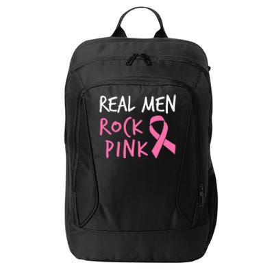 Real Rock Pink Fighting Breast Cancer City Backpack