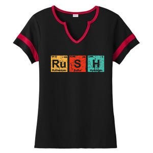 Rush (Rush) Periodic Table Elements Ladies Halftime Notch Neck Tee