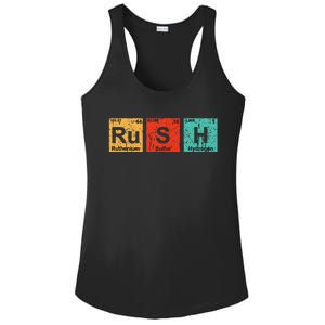 Rush (Rush) Periodic Table Elements Ladies PosiCharge Competitor Racerback Tank