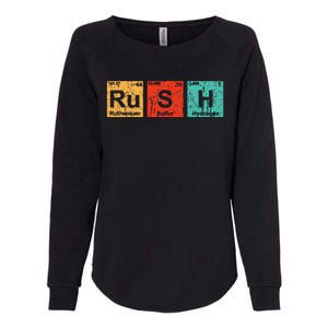 Rush (Rush) Periodic Table Elements Womens California Wash Sweatshirt