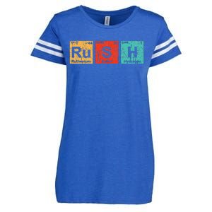 Rush (Rush) Periodic Table Elements Enza Ladies Jersey Football T-Shirt