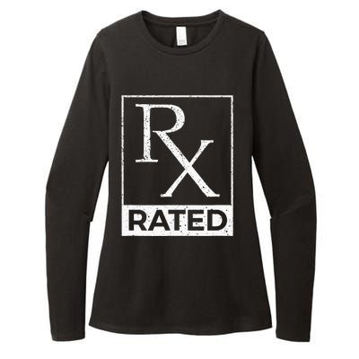 RX Rated Pharmacology Pharmacist Medical Student Womens CVC Long Sleeve Shirt