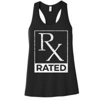 RX Rated Pharmacology Pharmacist Medical Student Women's Racerback Tank