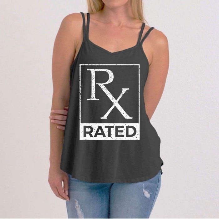 RX Rated Pharmacology Pharmacist Medical Student Women's Strappy Tank