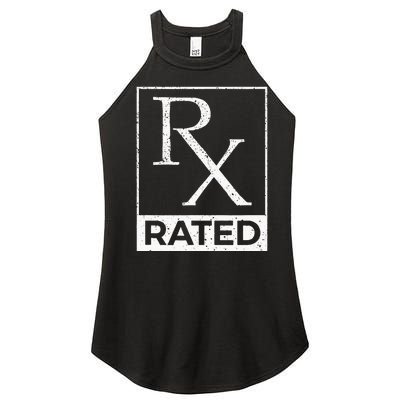 RX Rated Pharmacology Pharmacist Medical Student Women's Perfect Tri Rocker Tank