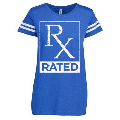 RX Rated Pharmacology Pharmacist Medical Student Enza Ladies Jersey Football T-Shirt