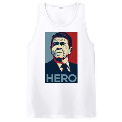 Ronald Reagan President Usa America Funny PosiCharge Competitor Tank