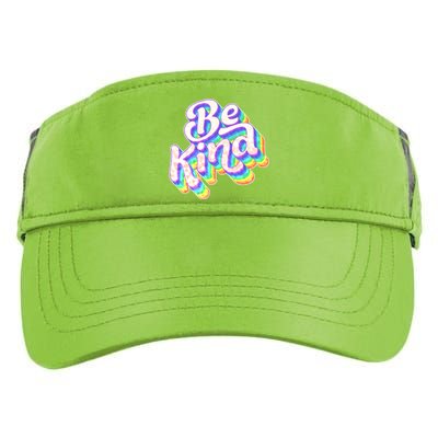 Retro Rainbow Prism Be Kind Adult Drive Performance Visor