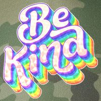 Retro Rainbow Prism Be Kind Legacy Tie Dye Trucker Hat